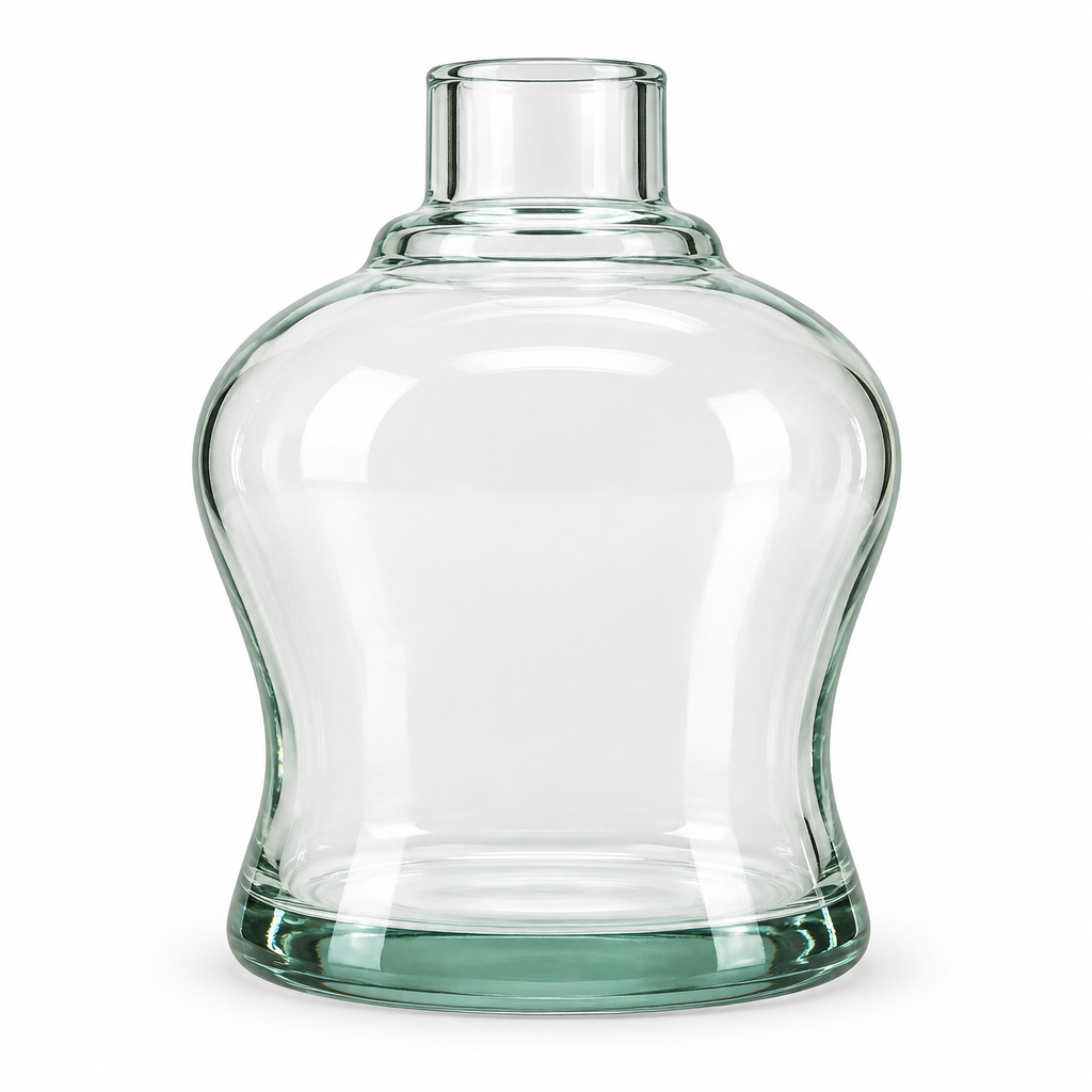 Vaso para Narguilé Luna transparente