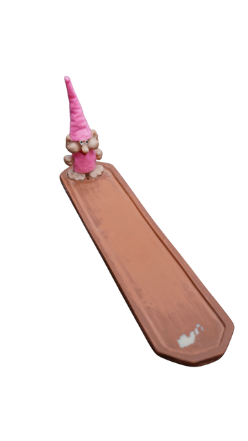 Incensário régua em resina Duende