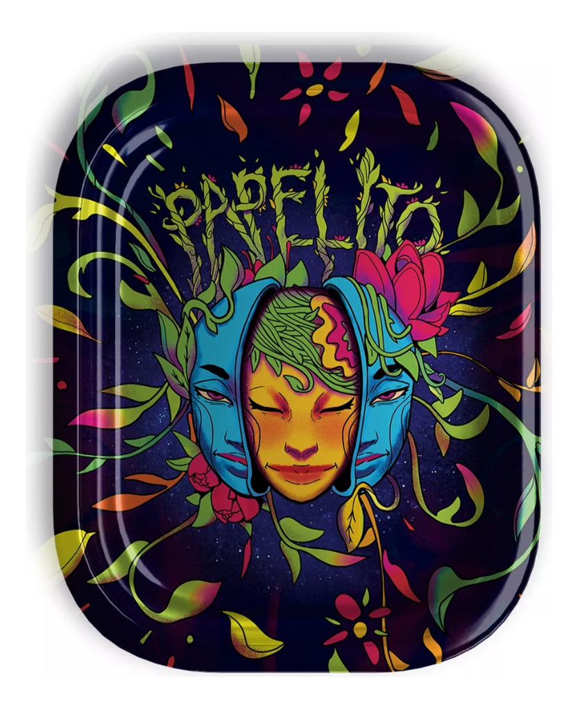 Bandeja de Metal Papelito Pequena 18x14 Cm