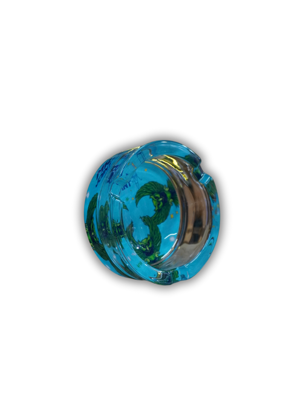 Cinzeiro redondo de vidro Mr.joint