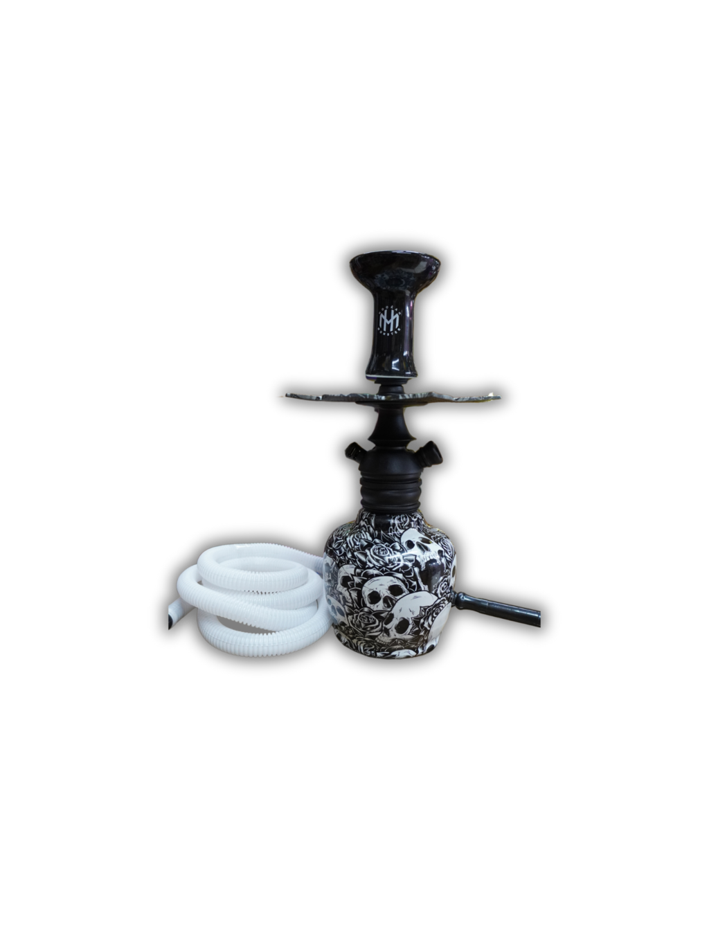 Narguile Completo Mini Monster Black Hookah Caveira Mexicana