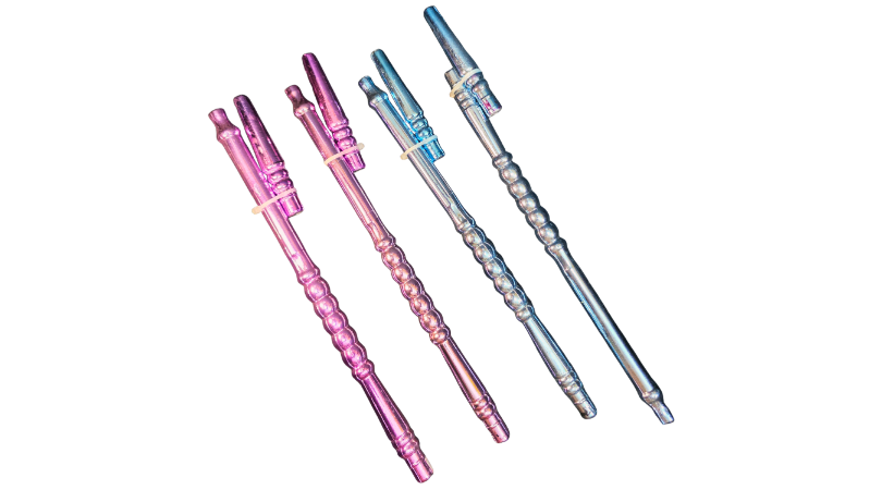 Piteira de plástico metálico para Narguile com mangueira