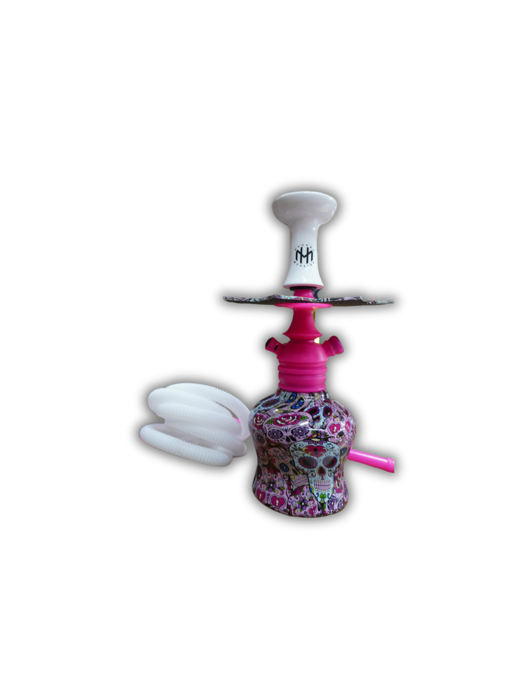 Narguile Completo Mini Monster Black Hookah Caveira Mexicana