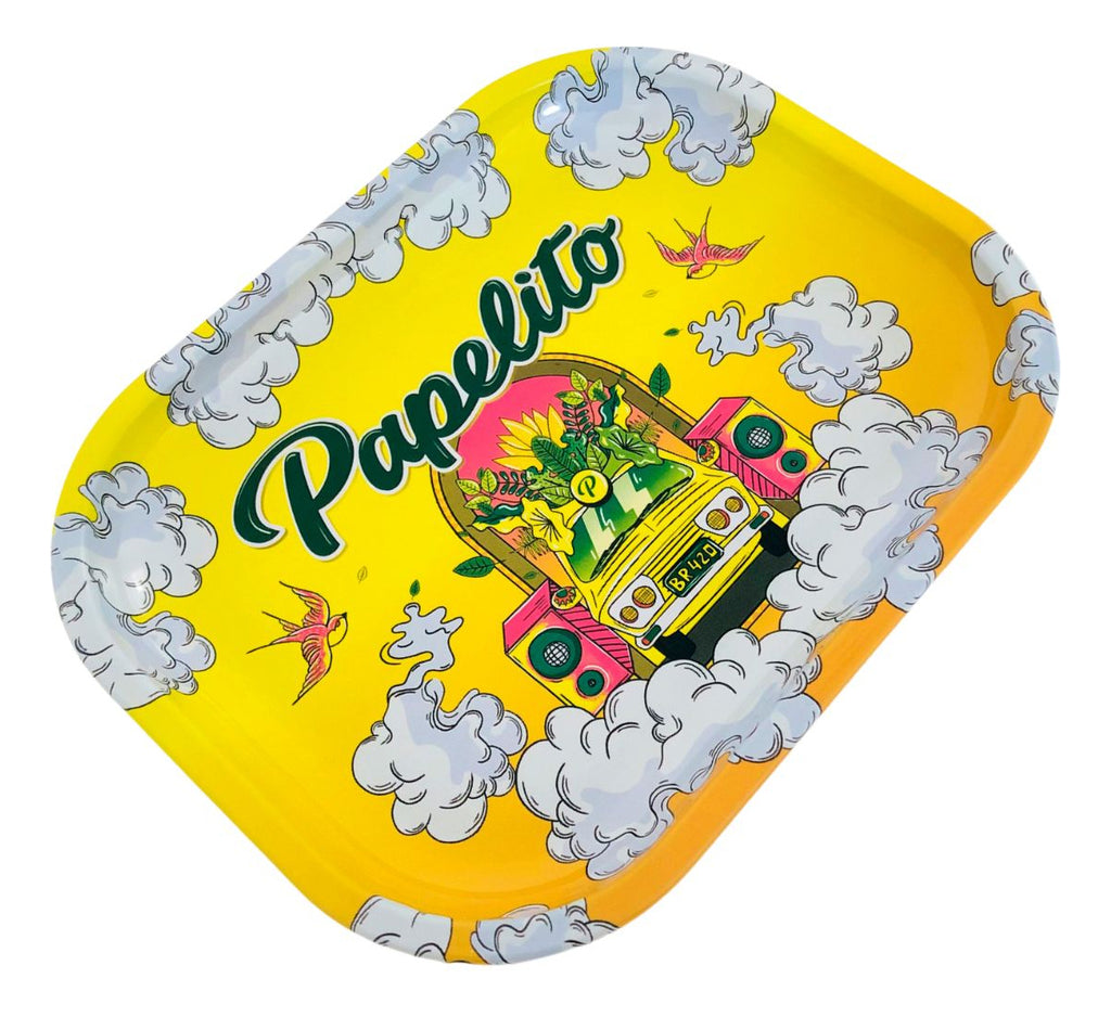 Bandeja de Metal Papelito Pequena 18x14 Cm