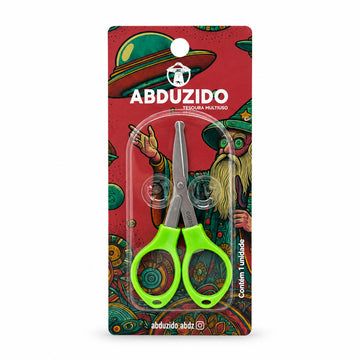 Tesoura Dobrável Portátil Abduzido Aço Inox 9,5cm