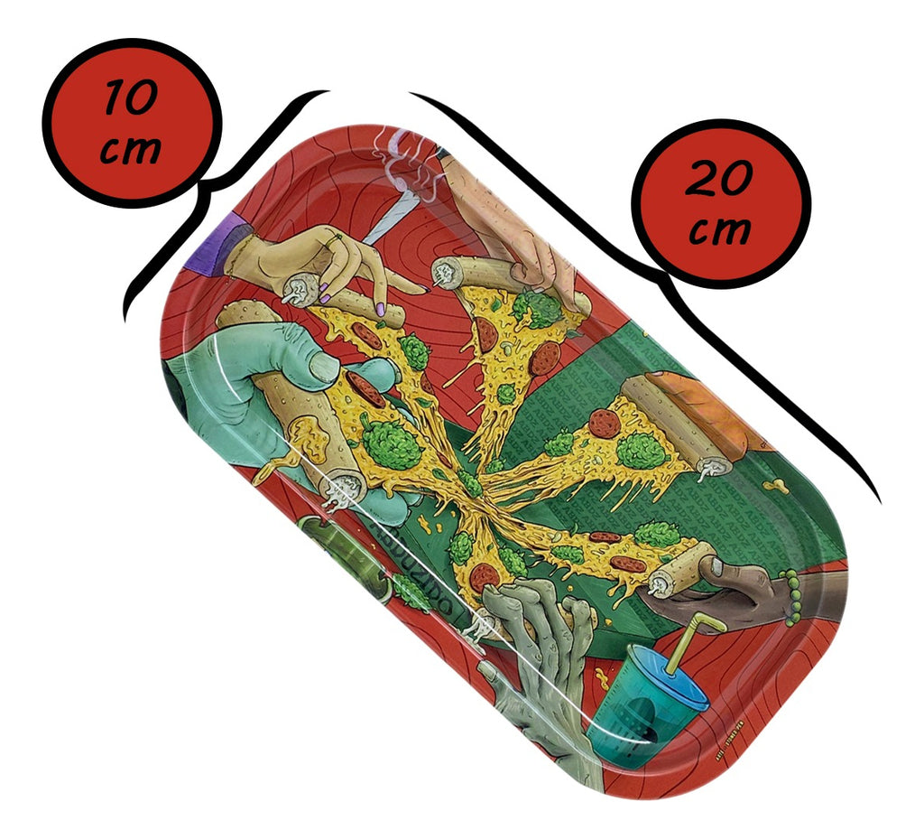 Bandeja De Metal Retangular Pequena Para Organizar Seu Kit