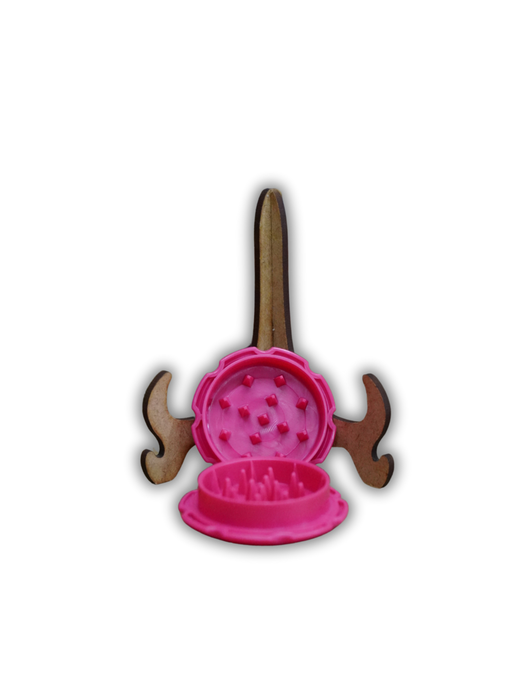 Dichavador de plástico Resistente 3 Partes smoke the invaders