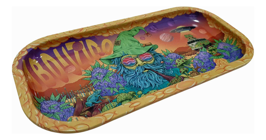 Bandeja De Metal Retangular Pequena Para Organizar Seu Kit