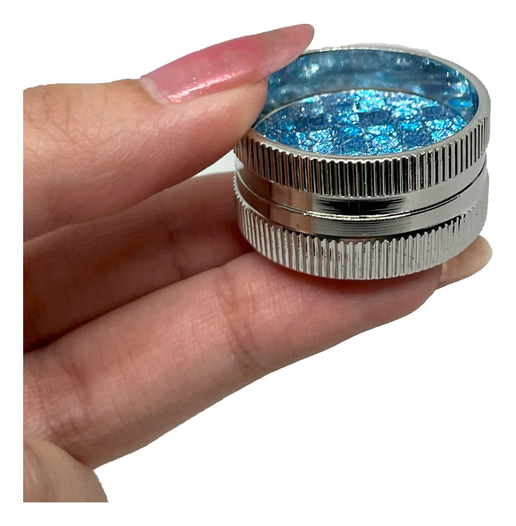 Dichavador de metal glitter 2 Partes Mini