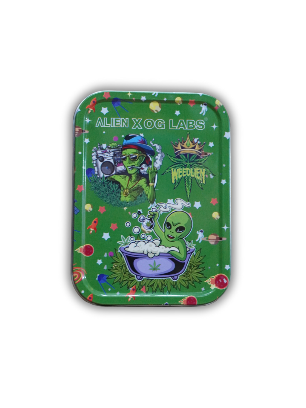 Kit 4 peças Pipe,tela,dichavador acrílico e caixa metal