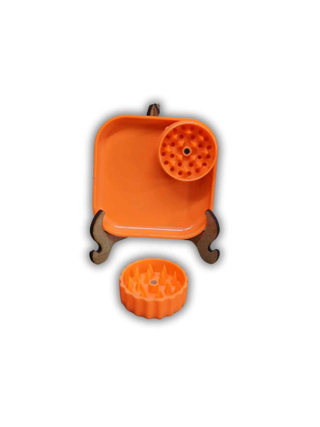 Dichavador Triturador 2 Em 1 Com Bandeja quadrada