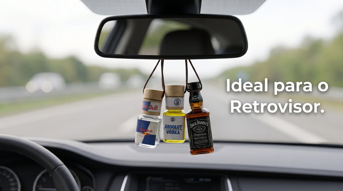 Aromatizante Automotivo Pingente 10ml - Cheirinho para Carro Fragrância Concentrada - Desmarola