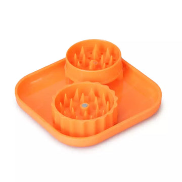 Dichavador Triturador 2 Em 1 Com Bandeja quadrada