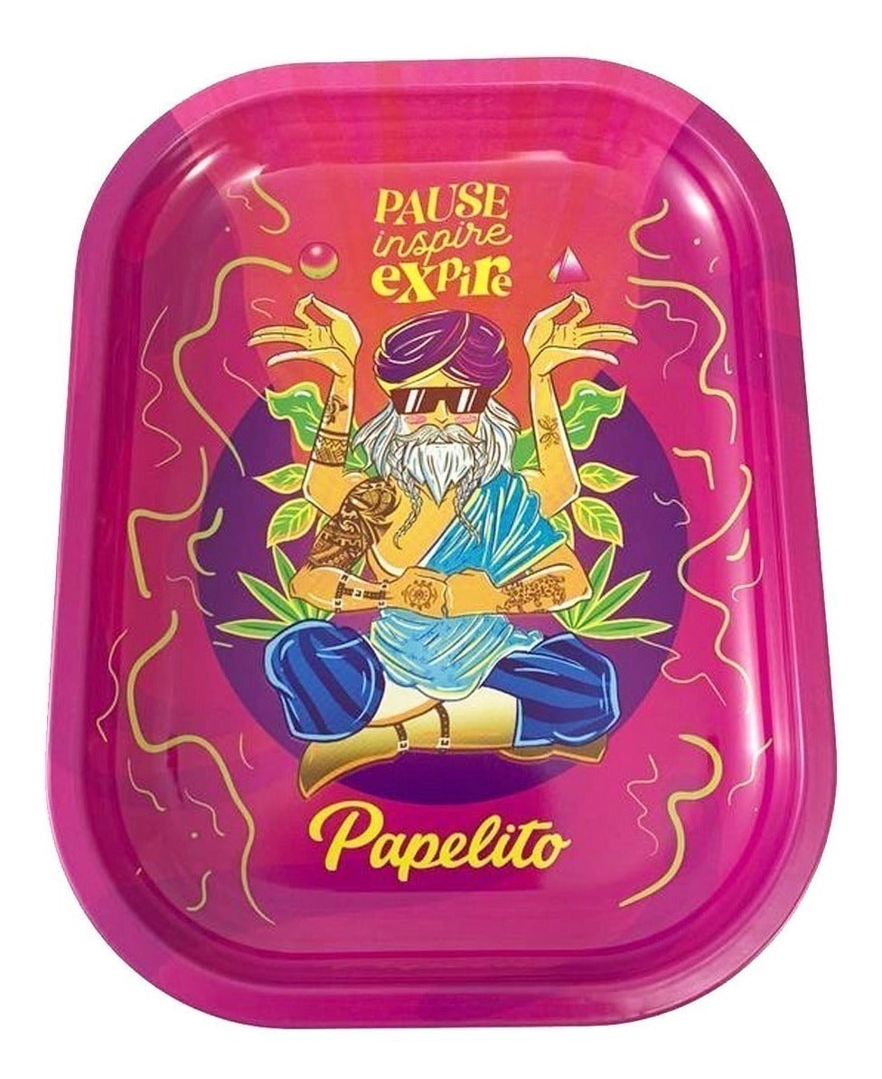 Bandeja de Metal Papelito Pequena 18x14 Cm