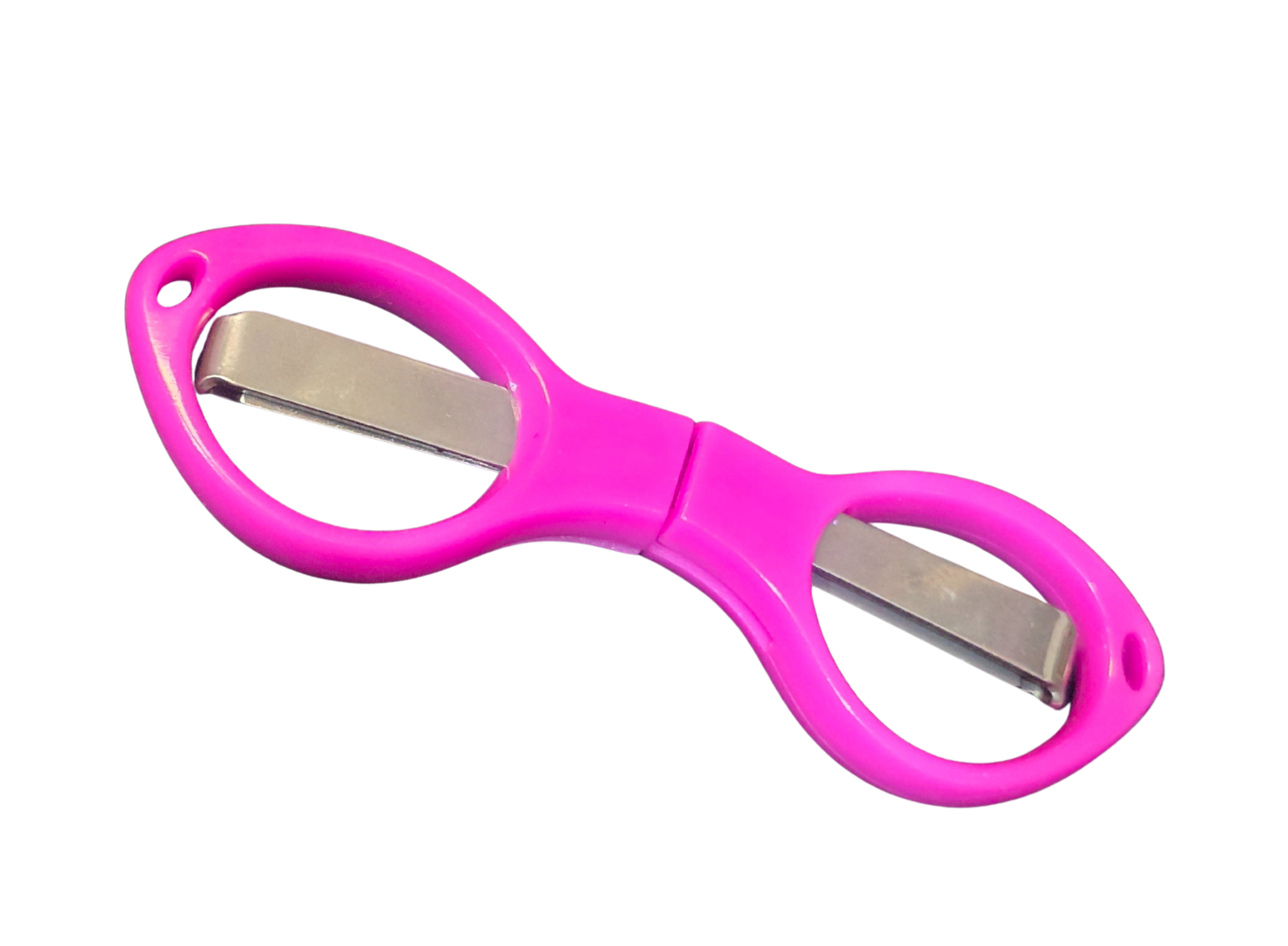 Tesoura dobrável multiuso aço inoxidável e cabo de plástico