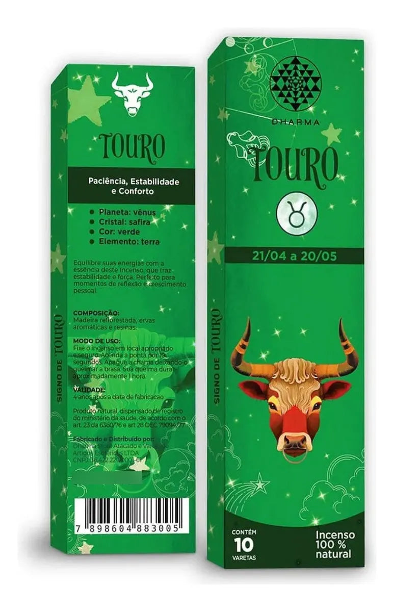 Incenso Dharma Signos do Zodíaco 10 Varetas