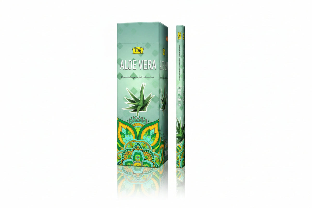 Incenso Indiano Taj Caixa com 8 Varetas – Diversos Aromas