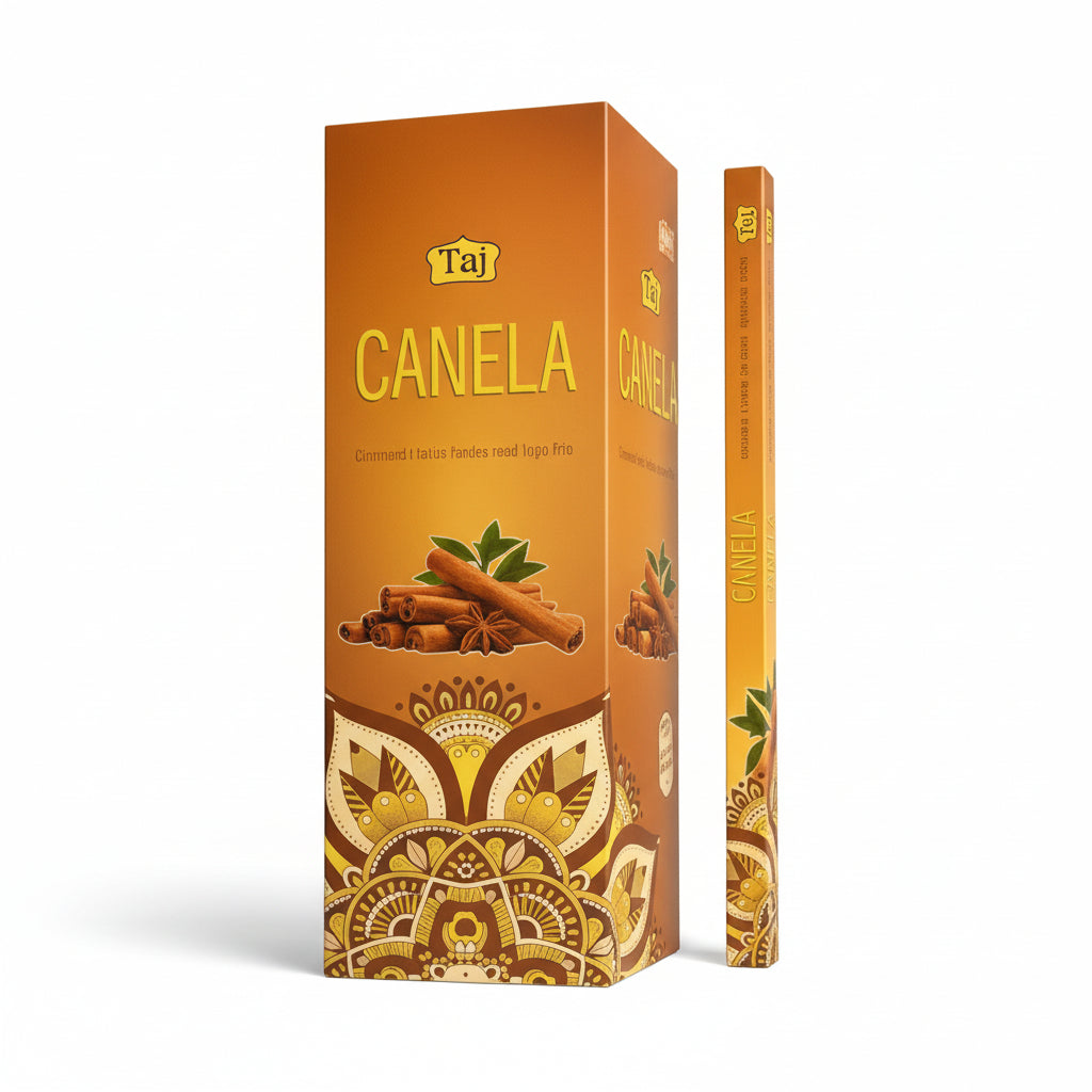 Incenso Indiano Taj Caixa com 8 Varetas – Diversos Aromas