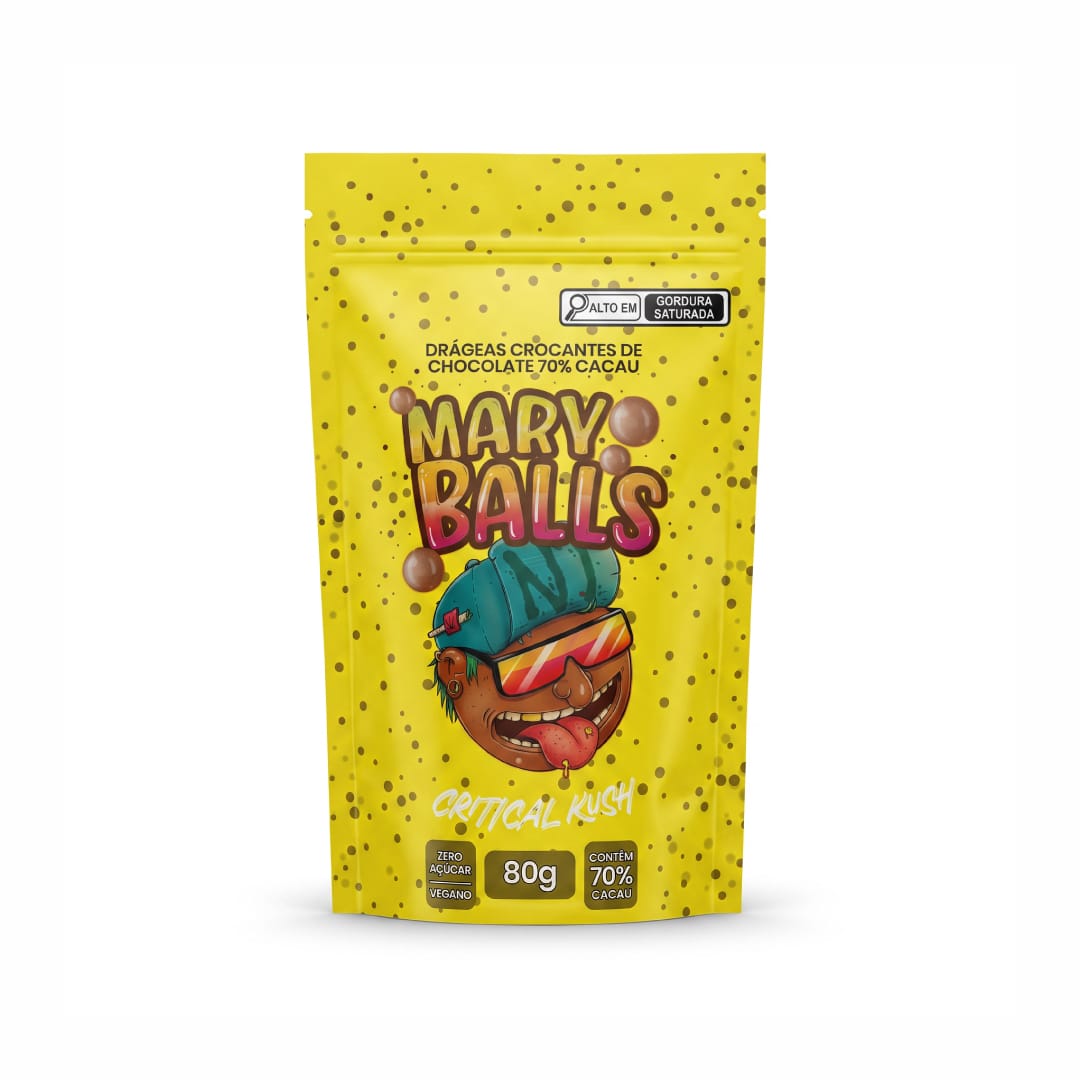 Bolinhas de Chocolate Crocante Mary Balls 80g