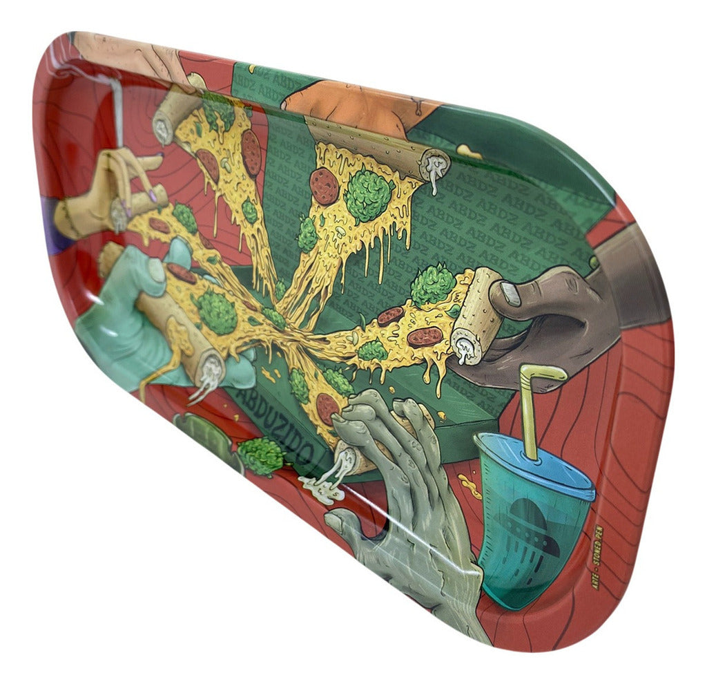 Bandeja De Metal Retangular Pequena Para Organizar Seu Kit