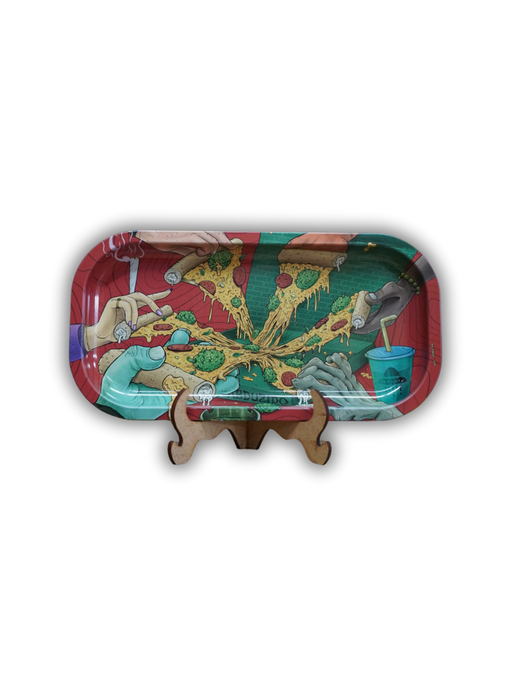 Bandeja De Metal Retangular Pequena Para Organizar Seu Kit