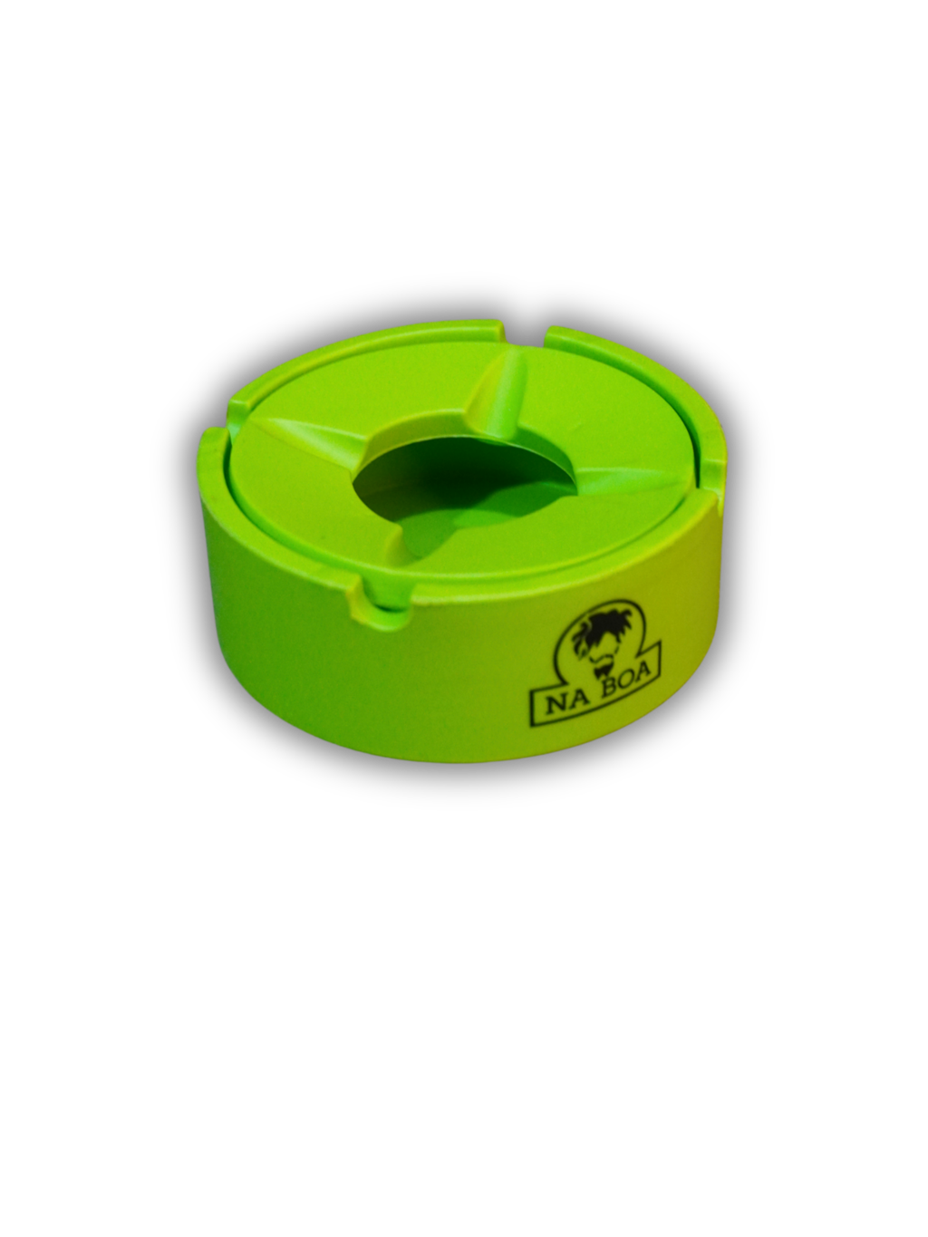 Cinzeiro de silicone fluorescente com tampa Naboa