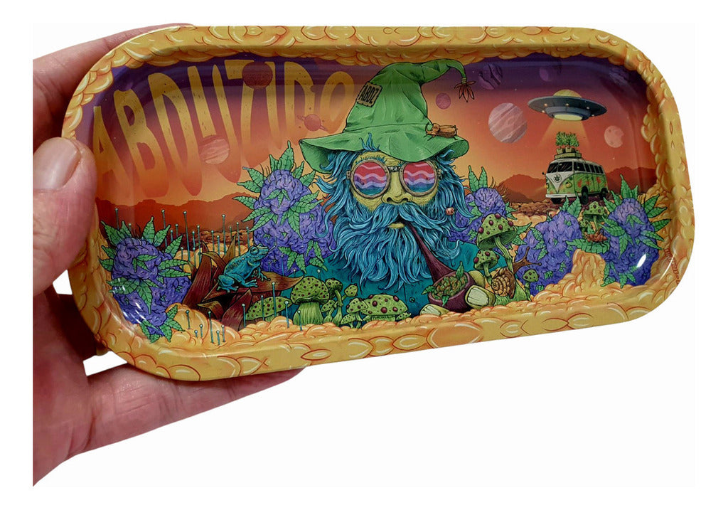 Bandeja De Metal Retangular Pequena Para Organizar Seu Kit