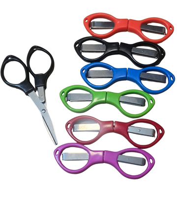 Tesoura dobrável multiuso aço inoxidável e cabo de plástico