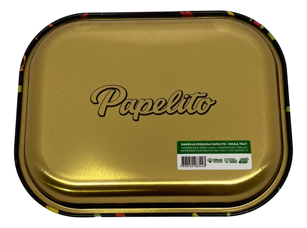 Bandeja de Metal Papelito Pequena 18x14 Cm